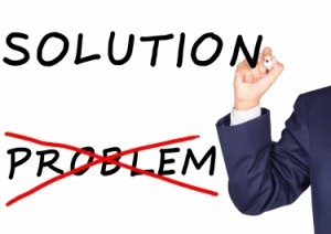 Solution versus problem image